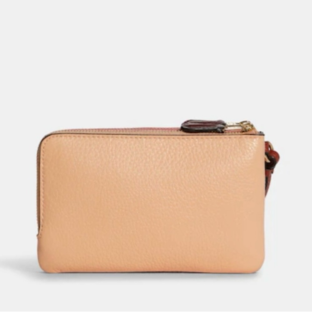 Coach Double Corner Zip Wristlet - Picture 5 of 6